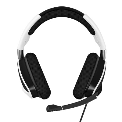 美商海盗船 (USCORSAIR) 天行者VOID RGB ELITE USB 白色/黑色 游戏耳机 头戴式耳机 有线连接 炫彩背光 多平台支持