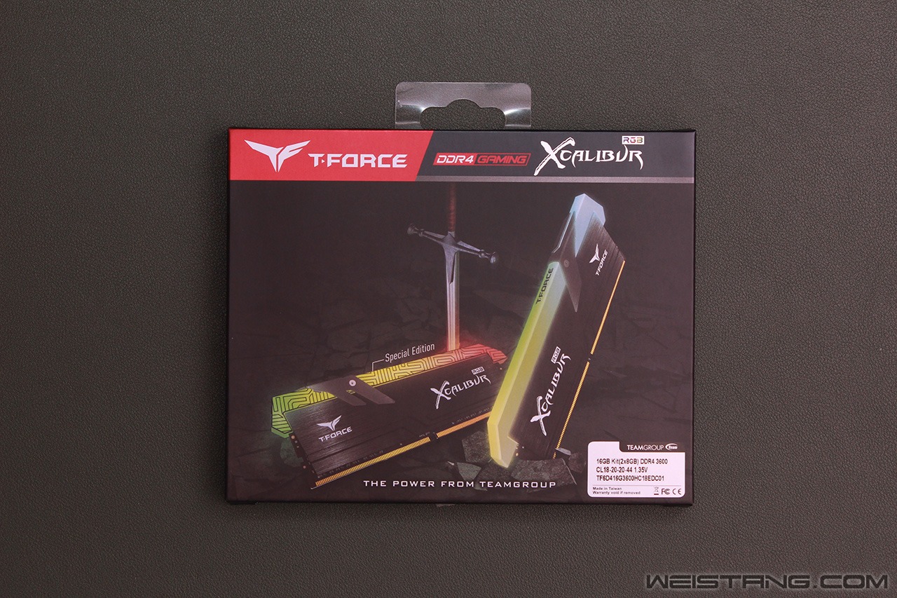 吃鸡好帮手，十铨T-Force王者之剑Xcalibur3600Mhz内存体验分享
