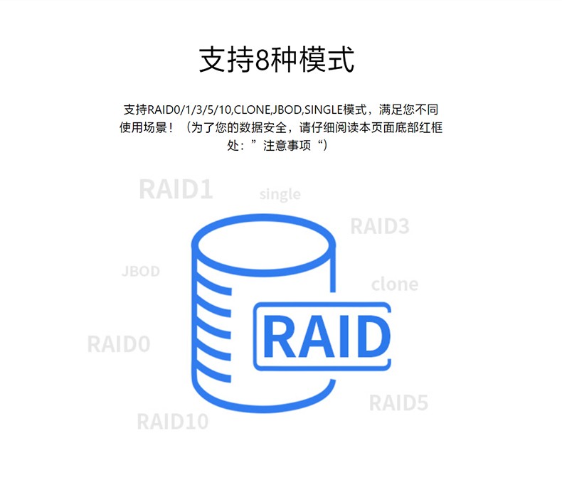 铁威马（TerraMaster）D5-300 5盘RAID磁盘阵列盒 阵列柜 硬盘盒 USB3.0 （非NAS网络存储云存储）