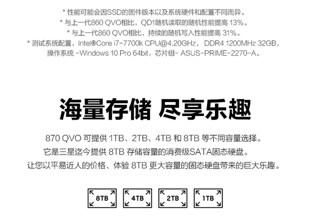 三星 870EVO 250GB SSD固态硬盘 SATA3.0接口（MZ-77E250B）非256G