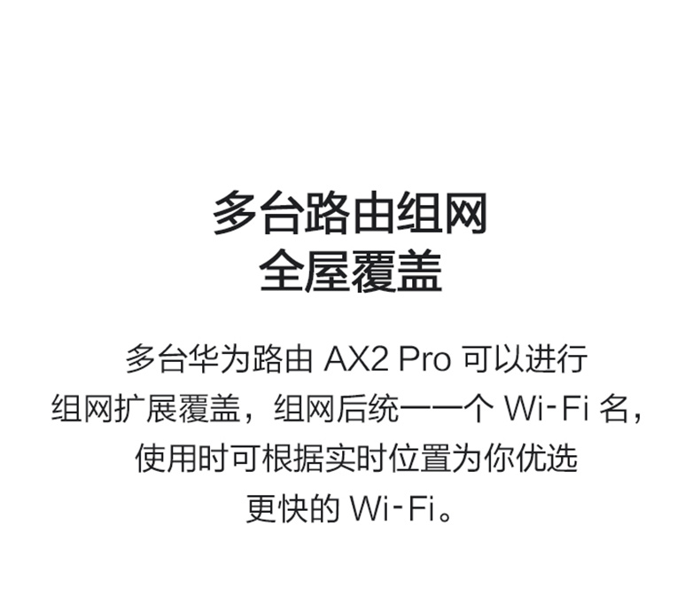 【年会礼品】华为路由AX2 Pro Wi-Fi6路由 5G双频 畅享4K影片 提供手游加速 儿童上网保护