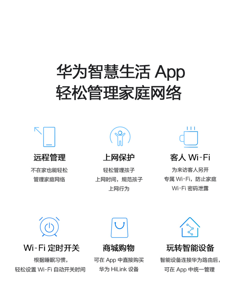 【年会礼品】华为路由AX2 Pro Wi-Fi6路由 5G双频 畅享4K影片 提供手游加速 儿童上网保护