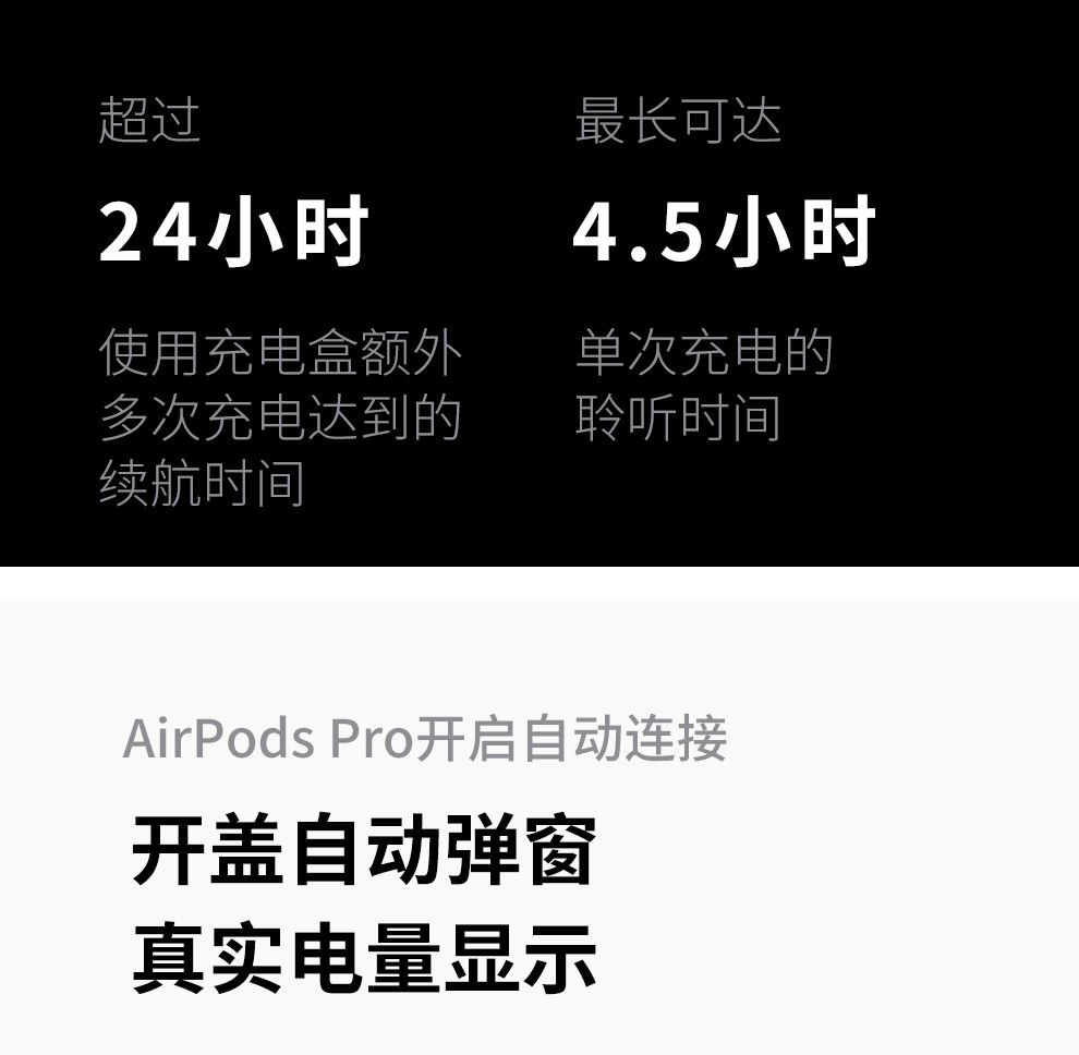 【年会礼品】Apple AirPods Pro 主动降噪无线蓝牙耳机 适用iPhone/iPad/Apple Watch