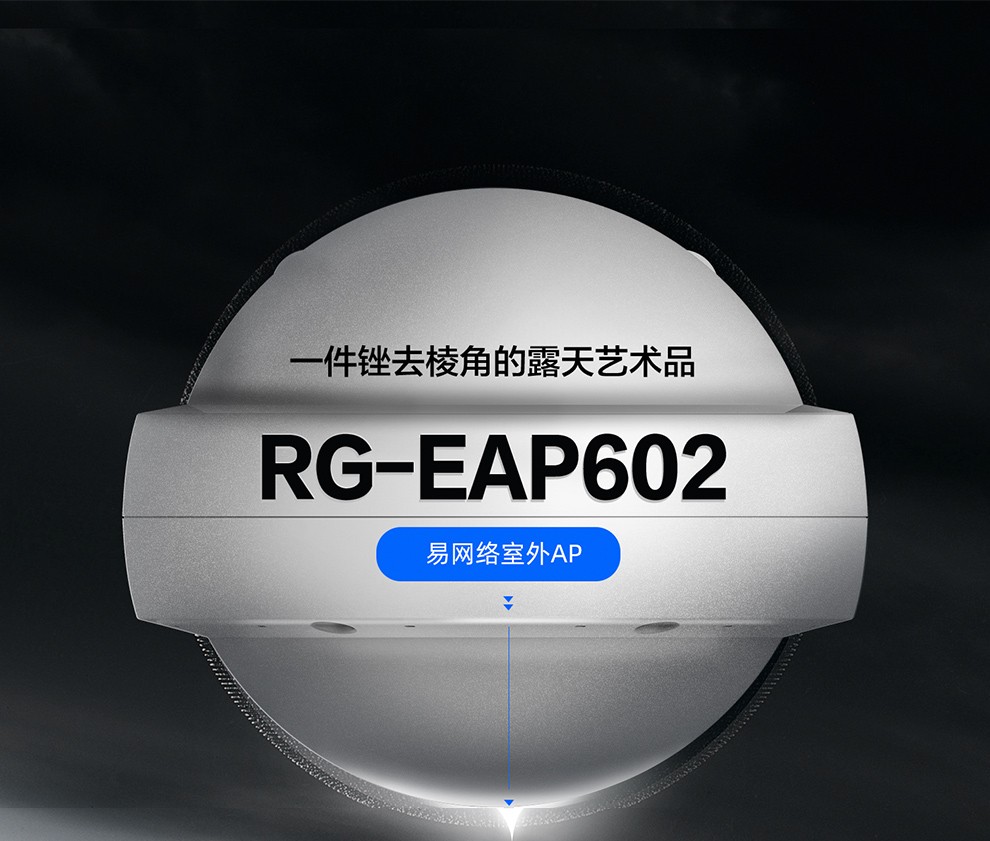 锐捷（Ruijie）双频千兆室外无线AP大功率RG-EAP602 户外全向wifi覆盖路由器工程传输