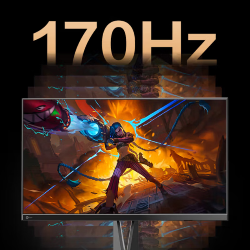 联想来酷 Lecoo K2718QL 27英寸 IPS 2K超清 170Hz 1ms响应 HDR技术 105%sRGB 旋转升降电竞小金刚显示器