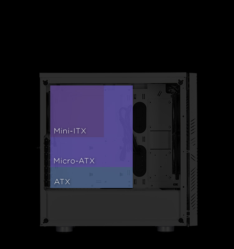 美商海盗船 (USCORSAIR) 275R Airflow 中塔ATX机箱 钢化玻璃 强力散热 带三风扇 防尘网 支持360mm冷排 黑色/白色