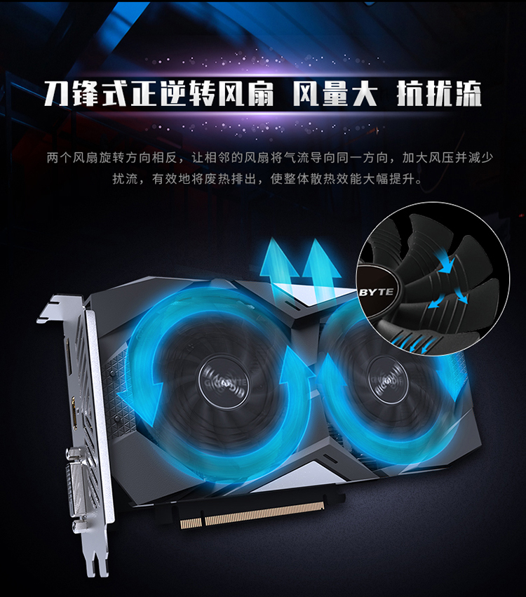 【技嘉GV-N165SWF2OC-4GD】技嘉(GIGABYTE)GeForce GTX 1650 SUPER WF2OC风魔 4G ...