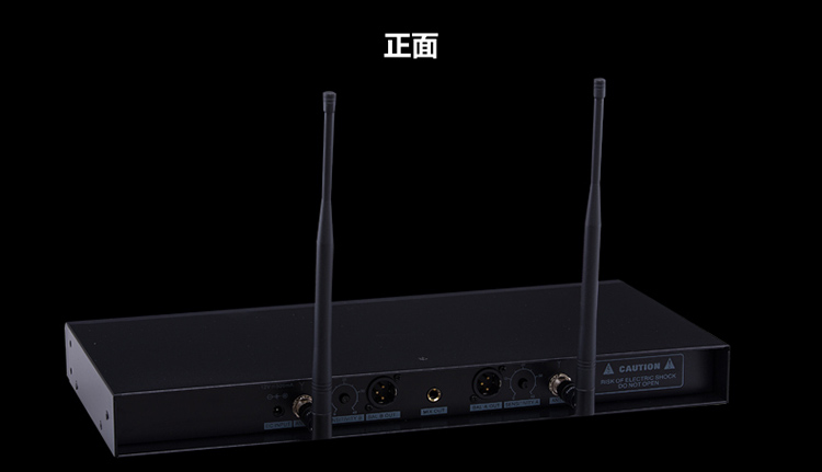 得胜（TAKSTAR）X6 U段可调频无线麦克风 一拖二无线话筒 专业演出会议主持话筒 家用舞台K歌手持麦克风 黑色/银色