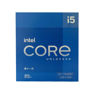 英特尔 Intel i5-11600KF 6核12线程 盒装CPU处理器