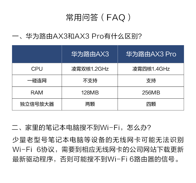 【年会礼品】华为路由AX3 凌霄双核/wifi6/智能分频/多连不卡无线家用穿墙/无线速率3000M/高速路由