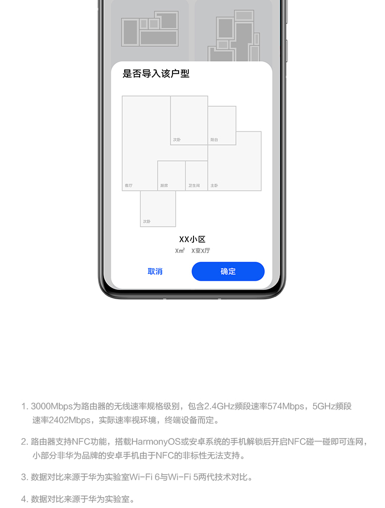 【年会礼品】华为路由AX3 Pro 千兆路由器 无线路由器 wifi6/智能分频/多连不卡/无线家用穿墙/3000M/高速路由