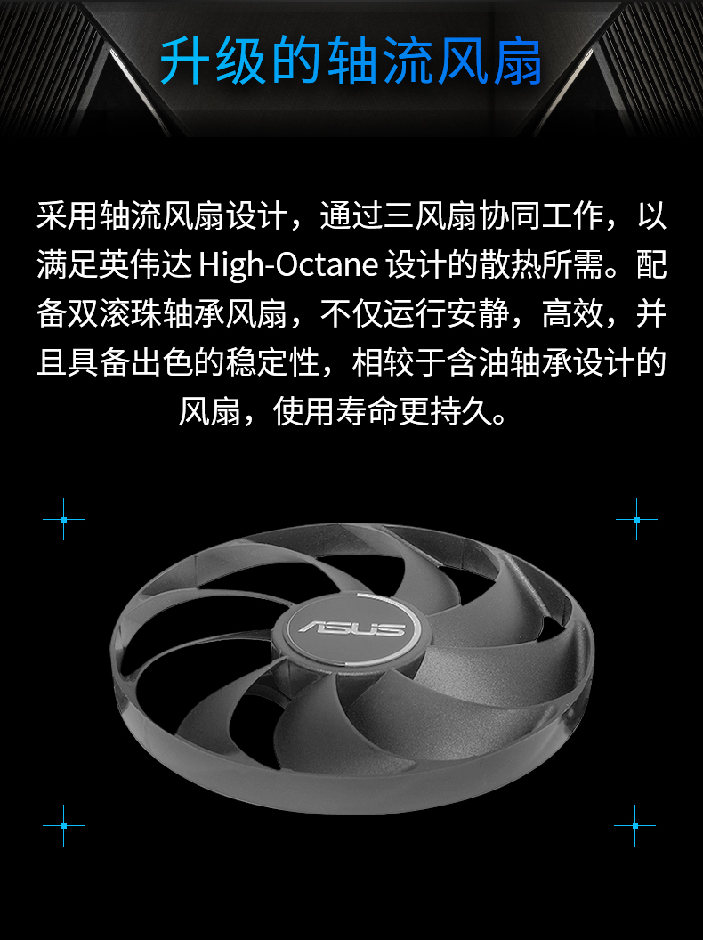 华硕 ATS-RTX3060TI-O8G-GAMING巨齿鲨系列 LHR版 电竞游戏专业独立显卡