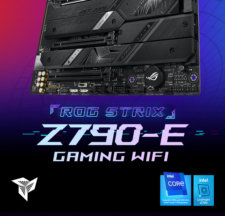 华硕 玩家国度 ROG STRIX Z790-E GAMING WIFI主板 支持DDR5 CPU 13900K/13700K（Intel Z790/LGA 1700）