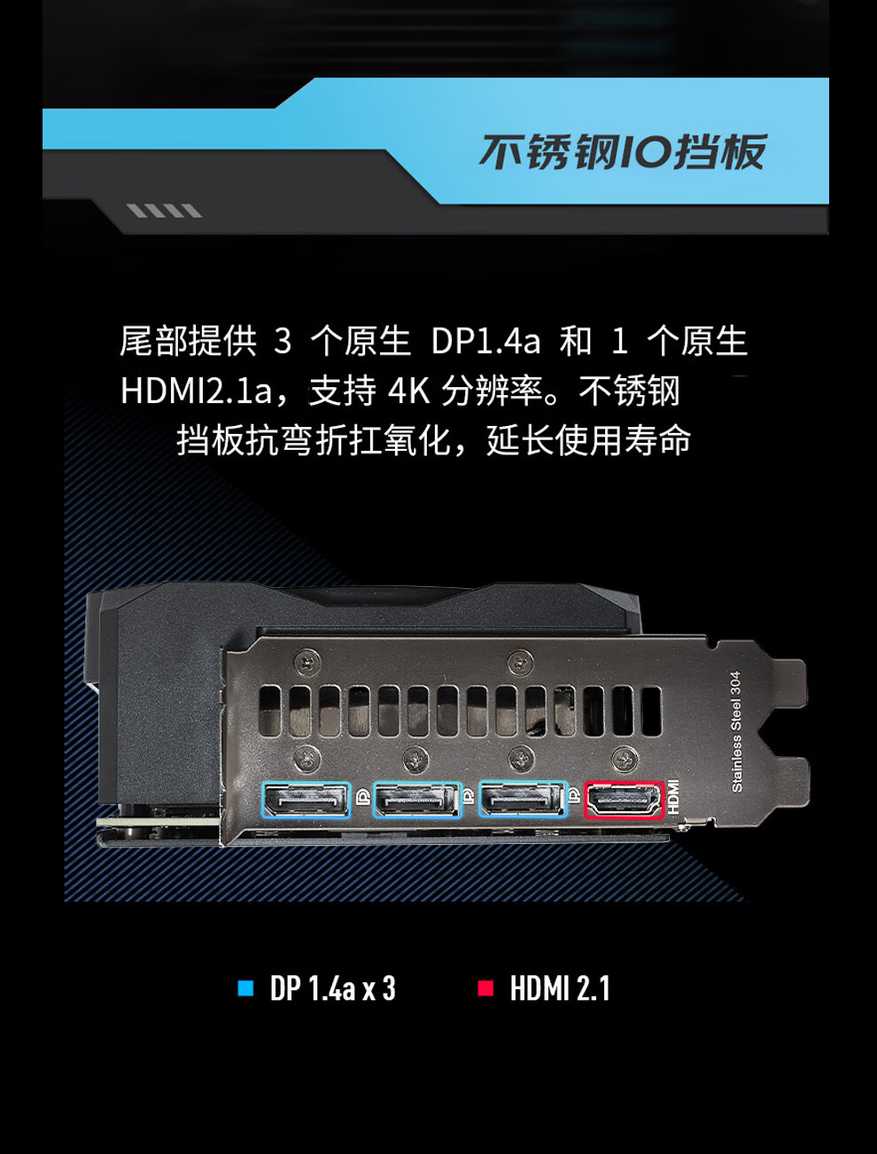 华硕4060巨齿鲨 ATS-RTX4060-O8G-GAMING 三风扇 吃鸡游戏独立显卡 支持四屏显示