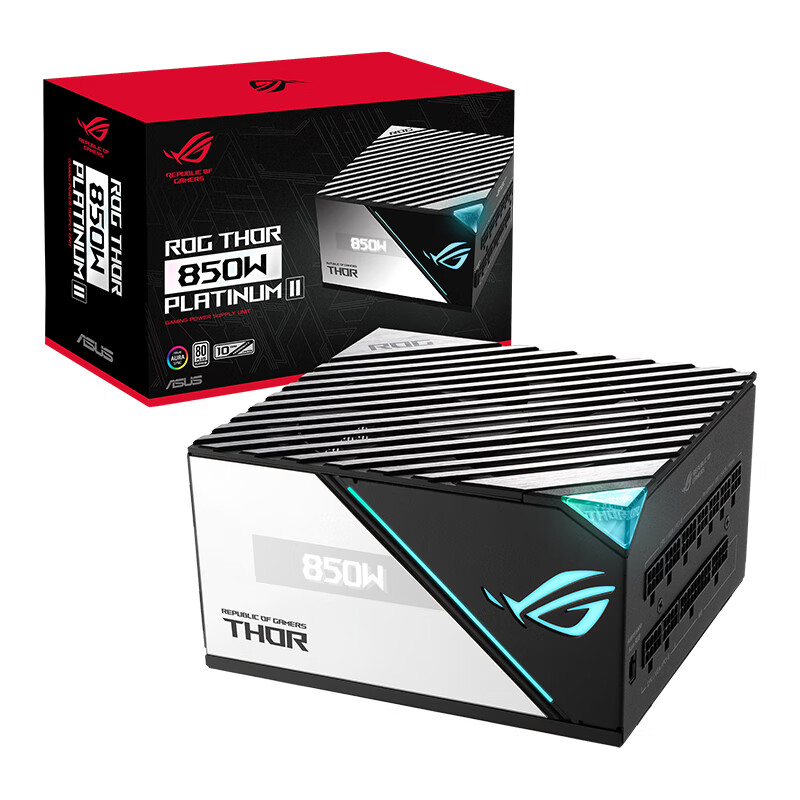 华硕（ASUS）雷神2代电源 ROG-THOR-850P2 台式机电脑电源 游戏主机 支持4090 PCIE5.0 850W