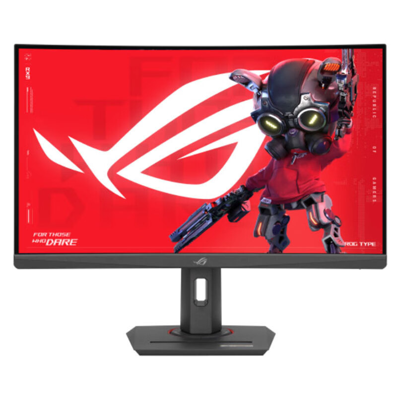 华硕（ASUS） XG27WCS 27英寸 ROG显示器 高刷电竞电脑显示屏液晶屏 27曲面2K 180Hz壁挂