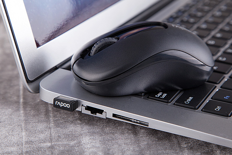 雷柏（Rapoo） M10无线鼠标 游戏商务家用办公电脑笔记本台式机2.4G 可爱无光省电男女生通用 黑色/白色