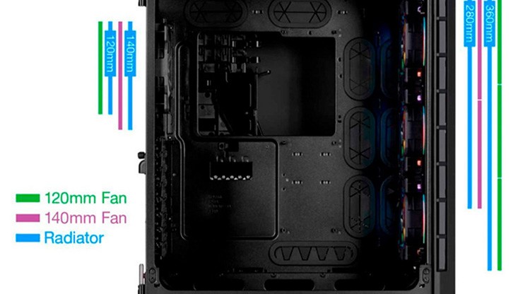 美商海盗船 (USCORSAIR) 680X RGB 黑色/白色 侧透钢化玻璃ATX中塔机箱 带3颗RGB炫彩风扇和控制器 双仓设计