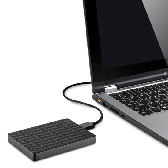 希捷（Seagate）1TB USB3.0移动硬盘 Expansion 睿翼 2.5英寸黑钻版 商务时尚 便携 经典黑 (STEA1000400)