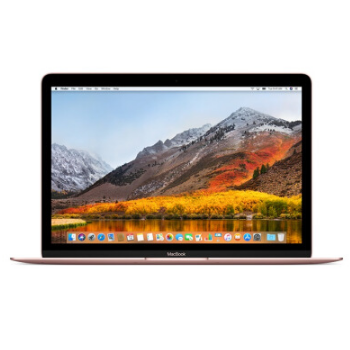 Apple MacBook 12英寸笔记本电脑 玫瑰金色（2017款Core m3 处理器/8GB内存/256GB闪存 MNYM2CH/A）