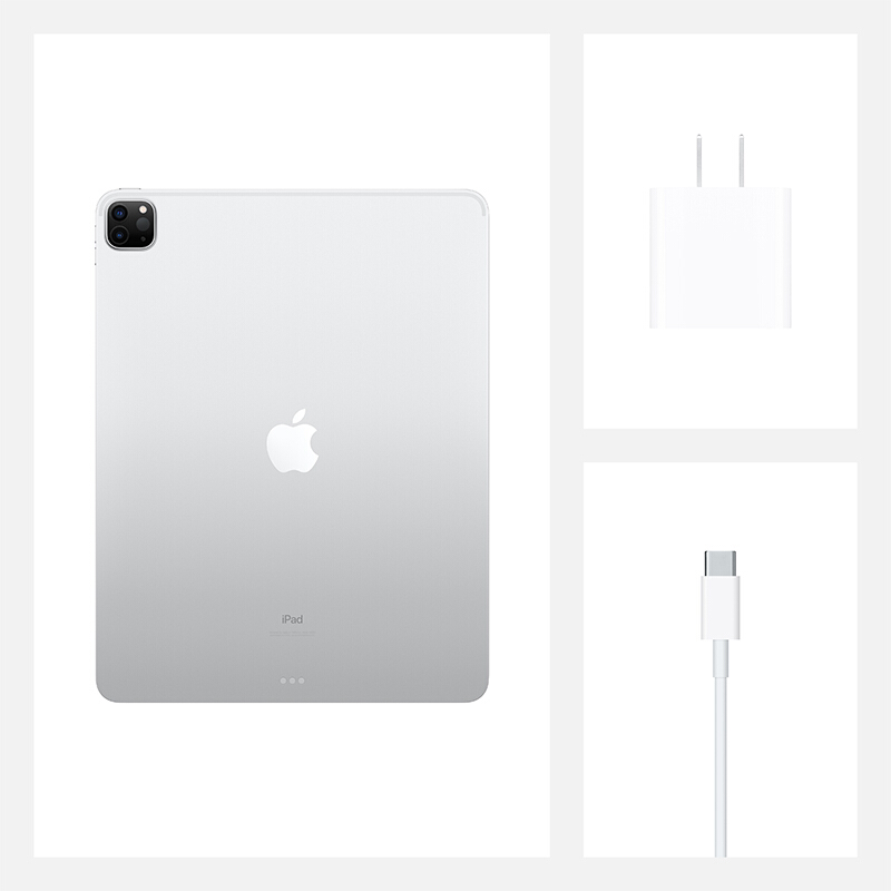 Apple iPad Pro 12.9英寸平板电脑 2020年新款(1TB WLAN+Cellular版/全面屏/Face ID/MXFT2CH/A) 黑/银