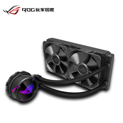 华硕 （ASUS）ROG Strix 飞龙240 飞龙系列一体式CPU水冷散热器 RGB神光同步灯效【 静音/240mm冷排】