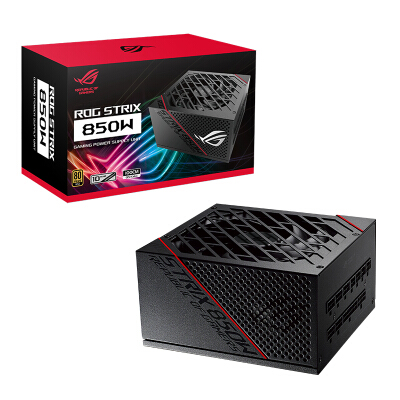 华硕(ASUS)ROG STRIX 雷鹰850W金牌全模电源（核心十年保修/金牌认证/全日系电容/定制化贴纸）