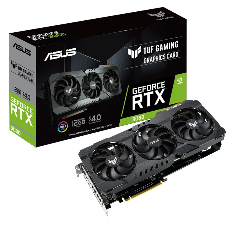 3060华硕显卡 TUF-RTX3060-O12G-V2-GAMING 电竞特工