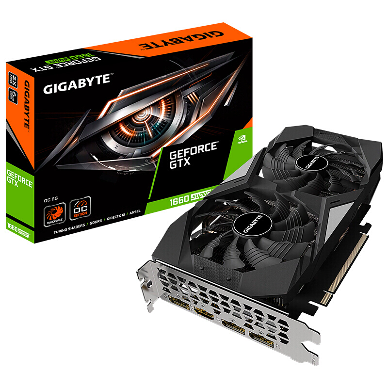 技嘉1660S显卡GTX1660SUPER OC 6G