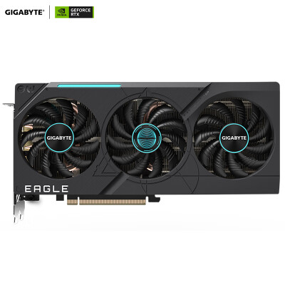 技嘉4070猎鹰 RTX4070 EAGLE OC 12G 电竞游戏设计智能学习电脑独立显卡支持2K/4K