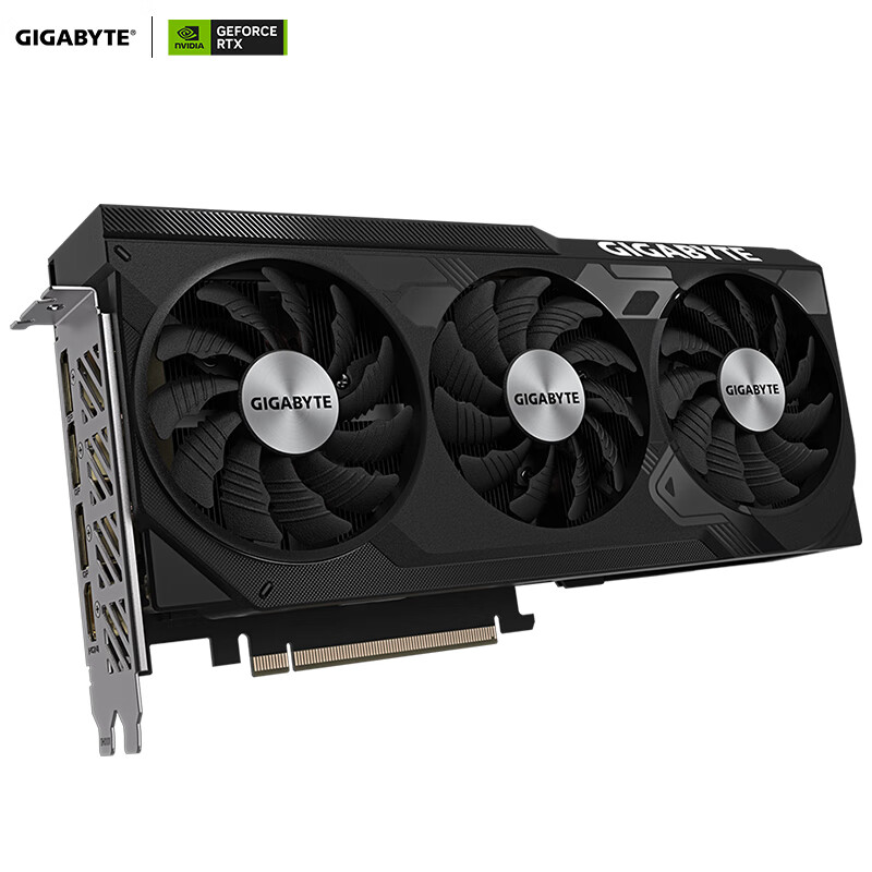 技嘉4070风魔RTX4070 WINDFORCE OC 12G电竞游戏设计智能学习电脑独立显卡支持2K/4K