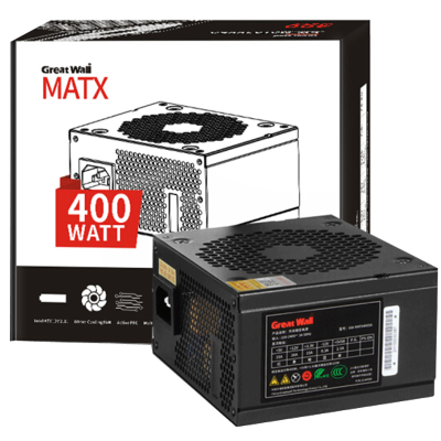 长城（Great Wall） 电脑主机小电源 MATX小机箱台式机SFX电源 GW-MATX400SA 额定400W