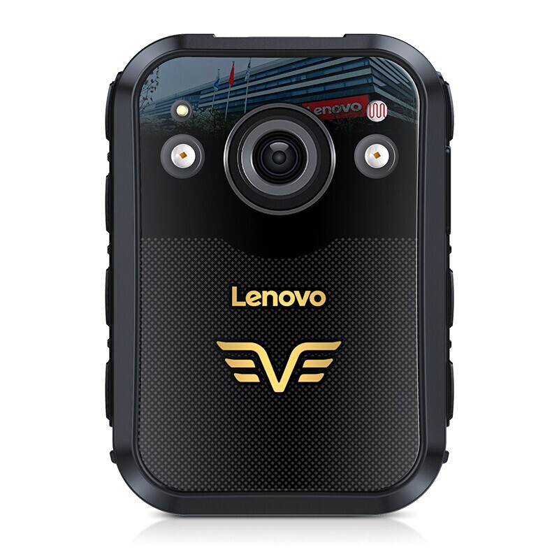 联想（Lenovo）DSJ-2W执法记录仪1296P高清红外夜视专业微型便携背夹音视频现场执法仪64G黑色