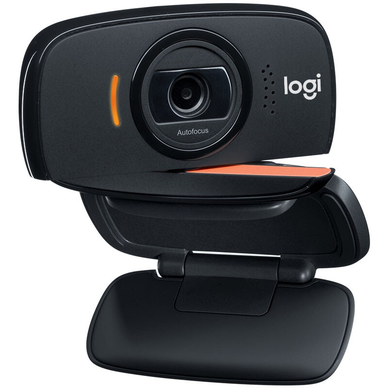 罗技（Logitech） B525 高清网络摄像头 笔记本台式电脑视频摄像头 可旋转折叠 B525