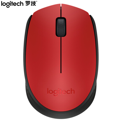 罗技（Logitech）M170 鼠标 无线鼠标 办公鼠标 对称鼠标 灰色 带无线2.4G接收器