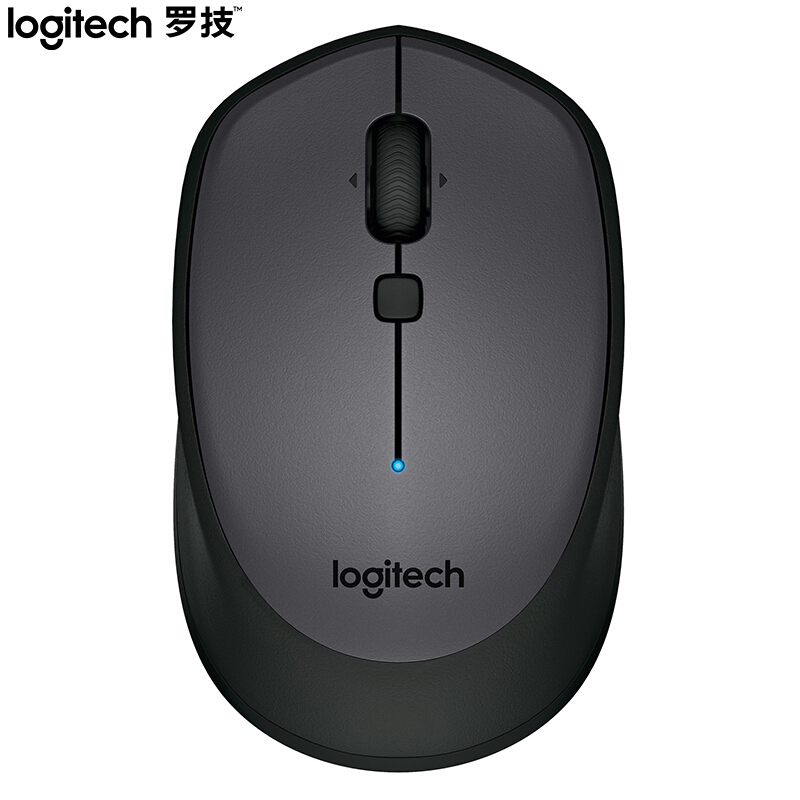 罗技（Logitech）M336 鼠标 无线蓝牙鼠标 办公鼠标 对称鼠标 黑色