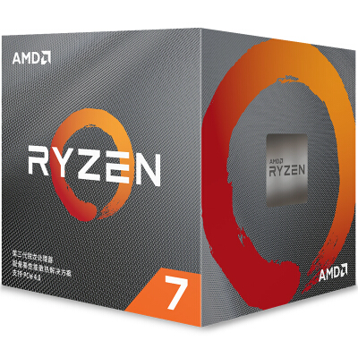 AMD 锐龙7 3800X 处理器 (r7)7nm 8核16线程 3.9GHz 105W AM4接口 盒装CPU