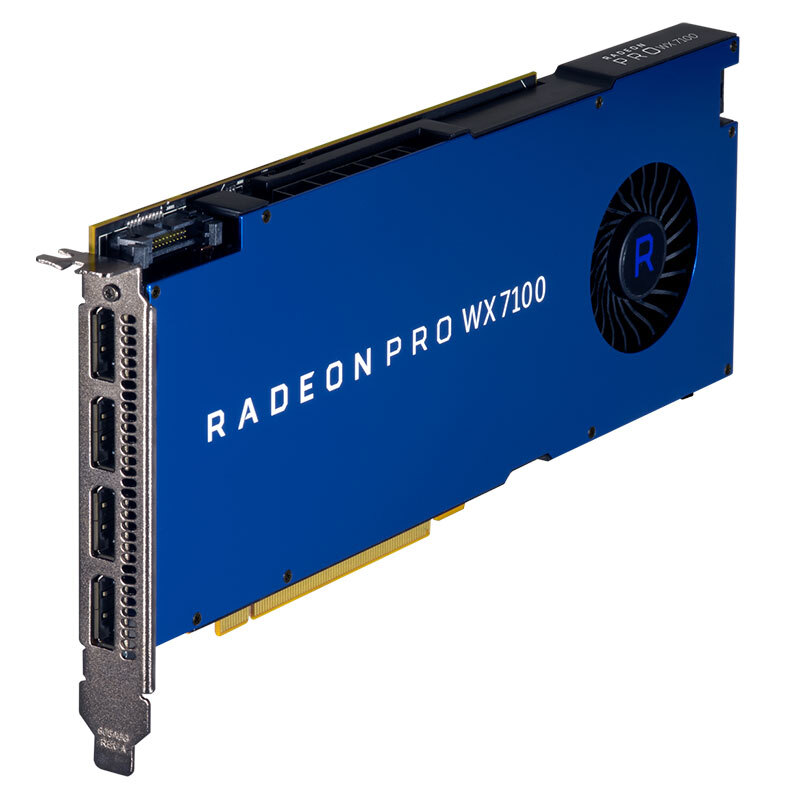 amd radeon pro wx 7100 专业显卡
