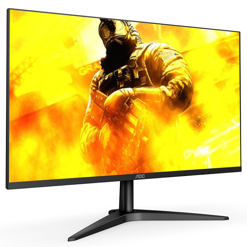 AOC显示器  24B1XHS（黑色） 23.8英寸IPS广视角 低蓝光爱眼不闪屏显示屏 HDMI 1080P全高清电脑显示器 可壁挂