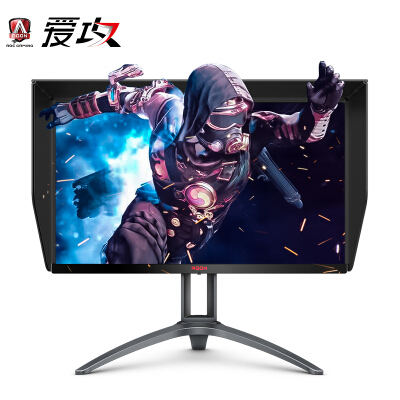 AOC AGON AG273QXP 27英寸 2K高清 Nano IPS color 133%sRGB 165Hz 1ms灰阶响应HDR旋转升降PS4电竞显示器