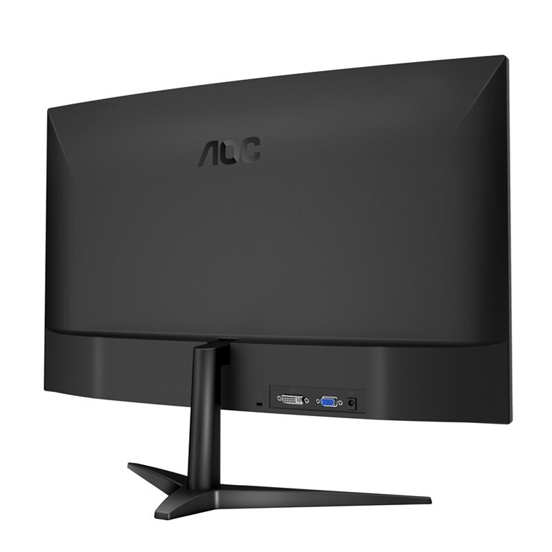 AOC 电脑显示器 C24B1 23.6英寸 1500R曲面 爱眼不闪屏窄边框台式液晶显示屏