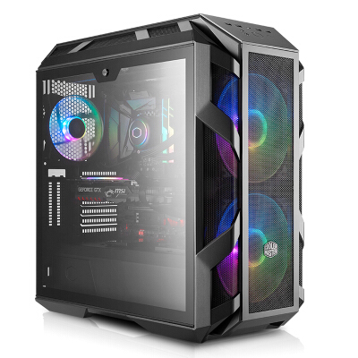 酷冷至尊 MasterCase H500M中塔机箱(EATX/双20cmARGB风扇/0.7mm板材/标配冲孔网、玻璃前面板)