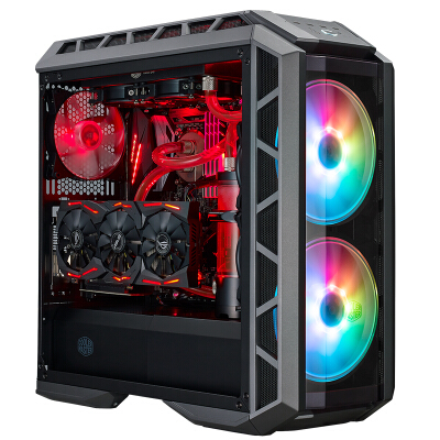 酷冷至尊 MasterCase H500P中塔主机机箱(EATX主板/双20cmARGB风扇/0.8mm板材/360水冷/长显卡)