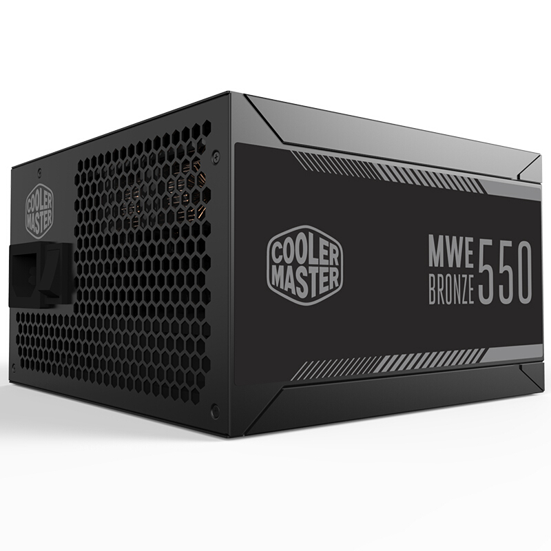 酷冷至尊(CoolerMaster)额定550W MWE550机箱电源(80PLUS铜牌/DCtoDC架构/日系固态电容/静音/台式机电源)