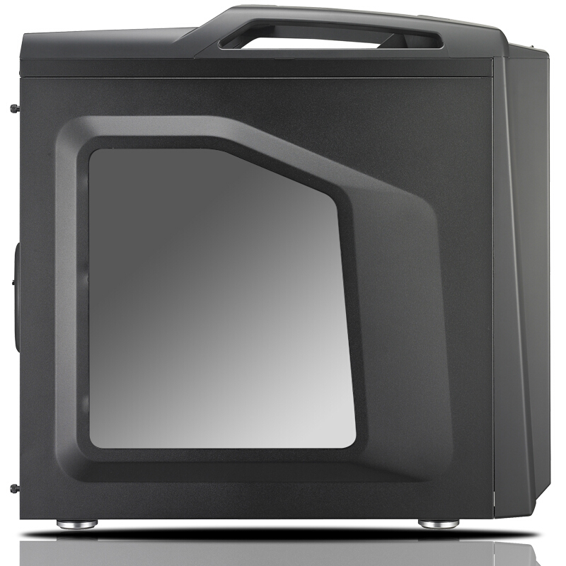 酷冷至尊(CoolerMaster)侦察兵II 台式电脑主机中塔机箱(支持ATX主板/USB3.0/电源下置/大侧透面板) 黑色