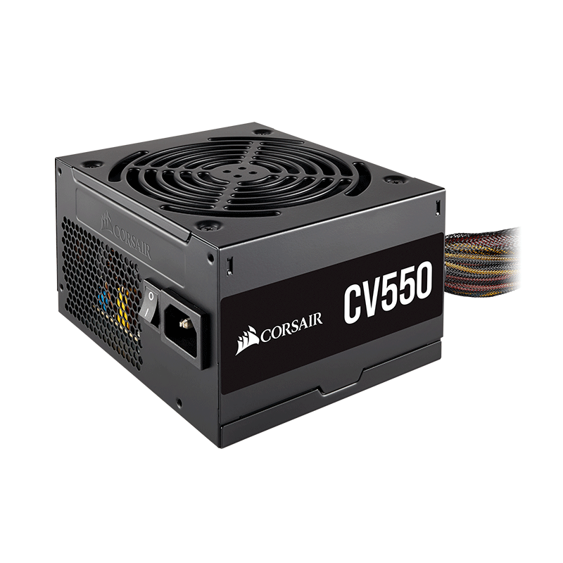 美商海盗船CV550额定功率550W电脑台式机海盗船电源主机非模组
