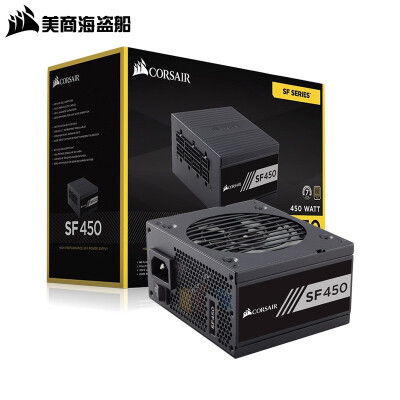 美商海盗船（USCORSAIR）SF450 SFX全模组台式机主机电脑小电源 SF450 金牌 额定450W