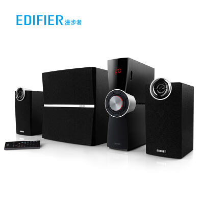 漫步者（EDIFIER）C2XB 外置功放 2.1多媒体蓝牙音箱 音响 电脑音箱 黑色