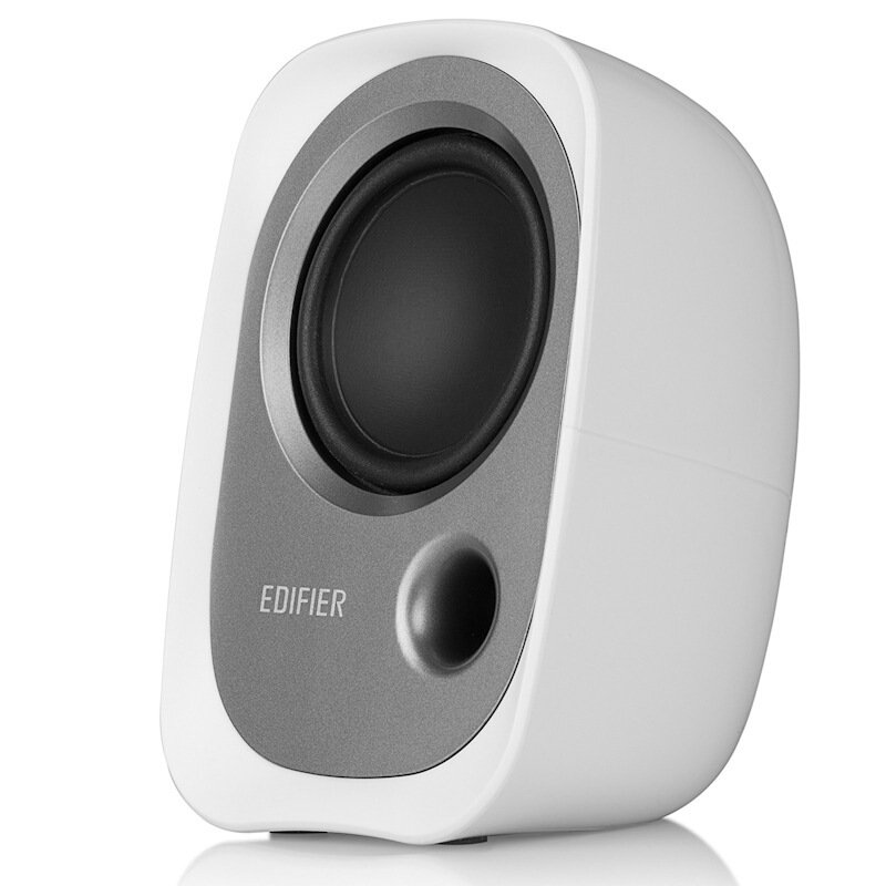 漫步者（EDIFIER）R12U 外观时尚、音质纯正的入门级微型2.0桌面音响 笔记本音箱 电脑音箱 黑色/白色/红色