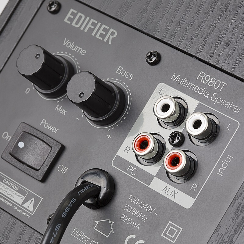 漫步者（EDIFIER）R980T 入门级多媒体2.0音箱 音响 电脑音箱